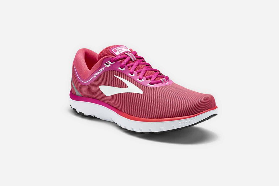 Brooks Pureflow 7 Road Löparskor Dam - Rosa/Vita - 6394-HGJIZ